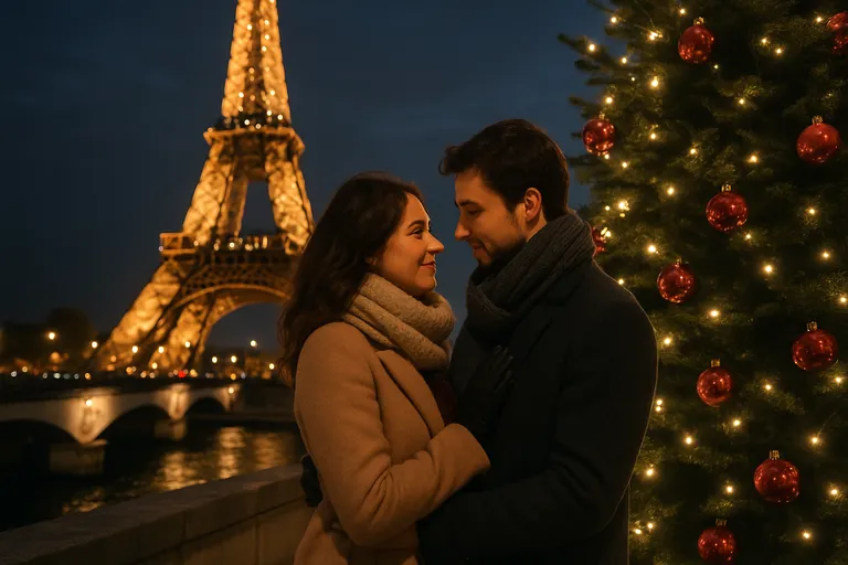 Romantische kerstdagen in Parijs